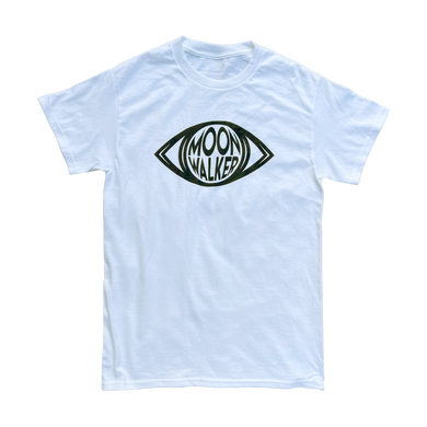 White Logo Tee