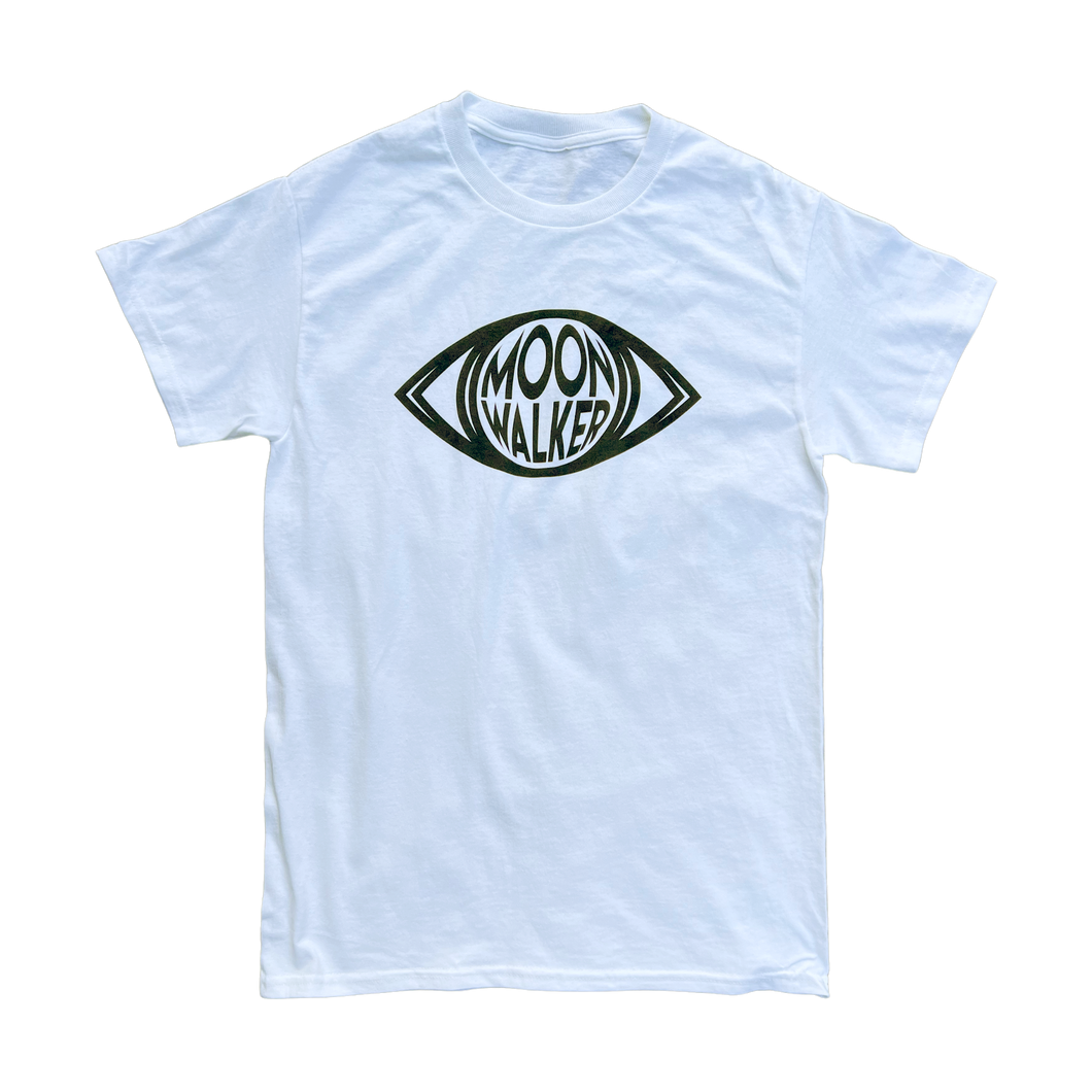 White Logo Tee