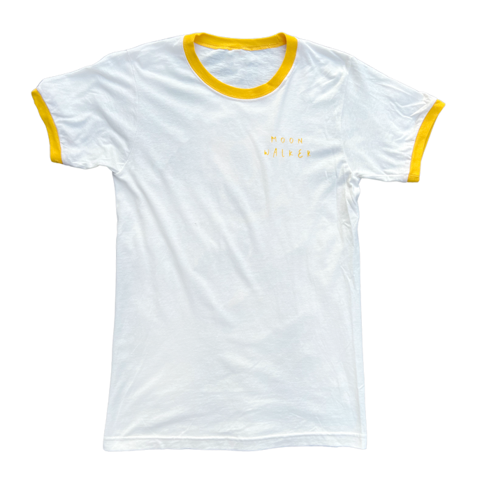 Yellow Ringer Blue Walker Tee